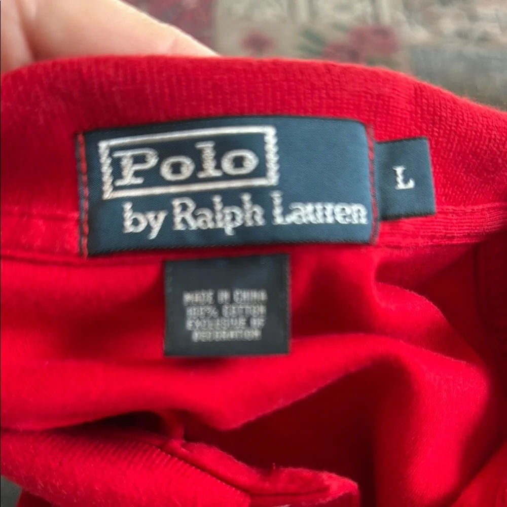 Polo by Ralph Lauren Men's Red Polo‎ Shirt